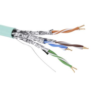 Кабель CAT 6A, U/FTP, Hг(A)-LSLTx, бухта 500м, аква  RN6AUFA03AQ  DKC