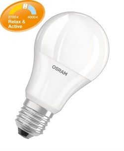 Лампа светодиодная SSTCLA60 ACT&REL 1клик-827 / 2клик-840 E27 BLI1 OSRAM (4052899960336)