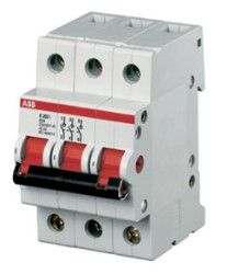 Рубильник 3P 100A ABB E203r рычаг красный (2CDE283001R0100)