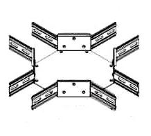 Крестообразный соединитель для лотка 300х100 (КС А30Н10)