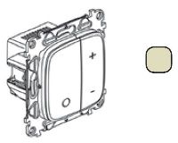 Valena Allure Слоновая кость Светорегулятор кнопочный универсальный 5-400 Вт без нейтрали (752862)