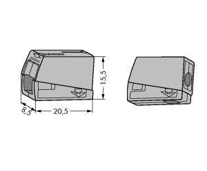 Клеммы для светильников 224-101  WAGO