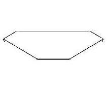 Крышка угла горизонтального 90° для лотка 300 (КУГ 90А30Н5)