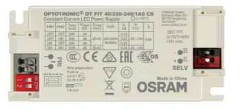 Драйвер OT FIT 40/220-240/1A0 NFC  12-42W  18-40V  700-1050мА 4052899617193