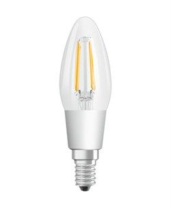 Лампа светодиодная LED PCL B40 DIM 4,5W/827 230V CL FIL E14 FS1 OSRAM (4058075816992)