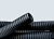 Труба ПНД гофрированная 16мм без протяжки легкая (100м) чёрный  70716  ДКС