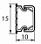 Кабель-канал 15х10 Metra (638190)